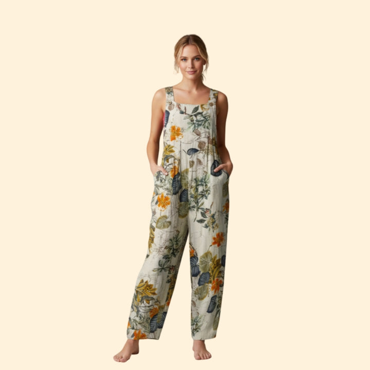 Women’s Abstract Print Jumpsuit