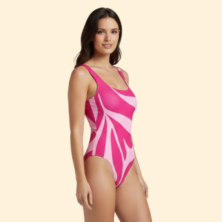Women's Abstract Print Swimsuit