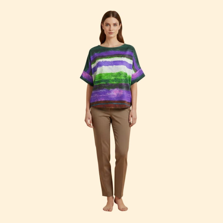 Women's Abstract Print T-Shirt