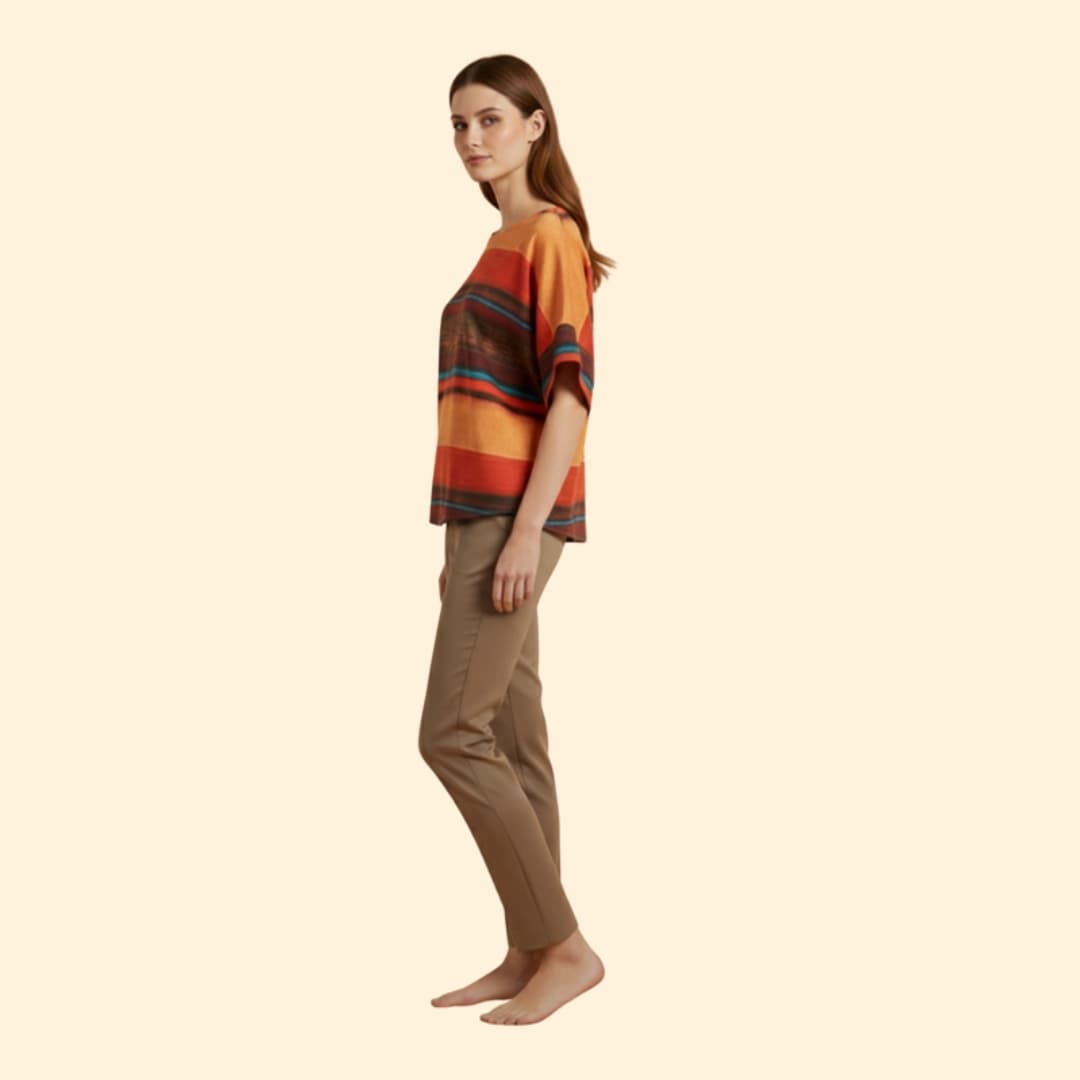 Women's Abstract Print T-Shirt