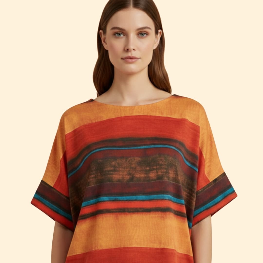 Women's Abstract Print T-Shirt