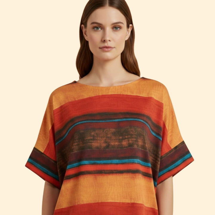 Women's Abstract Print T-Shirt