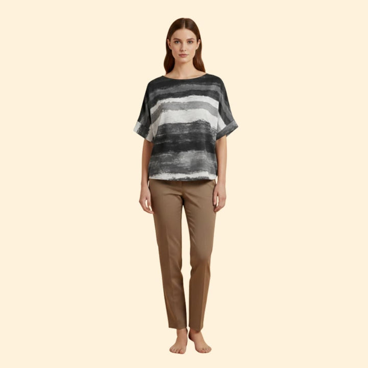 Women's Abstract Print T-Shirt