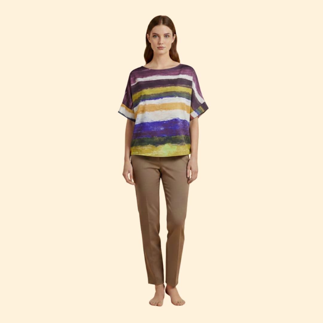 Women's Abstract Print T-Shirt