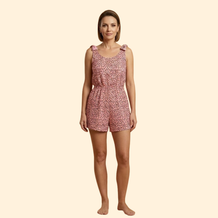 Women's Animal Print Romper