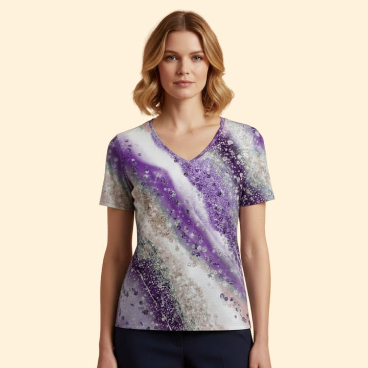 Women's Artistic V-Neck T-Shirt