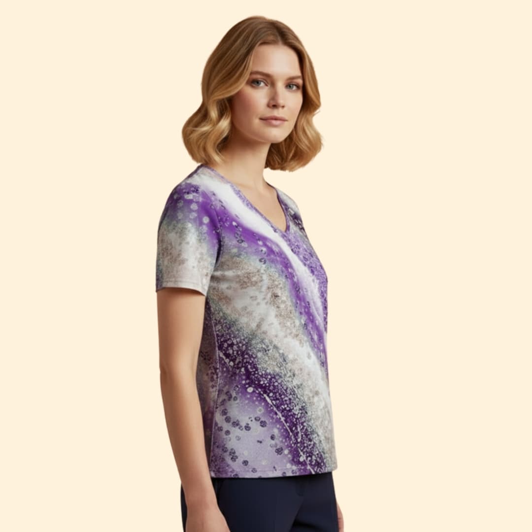Women's Artistic V-Neck T-Shirt