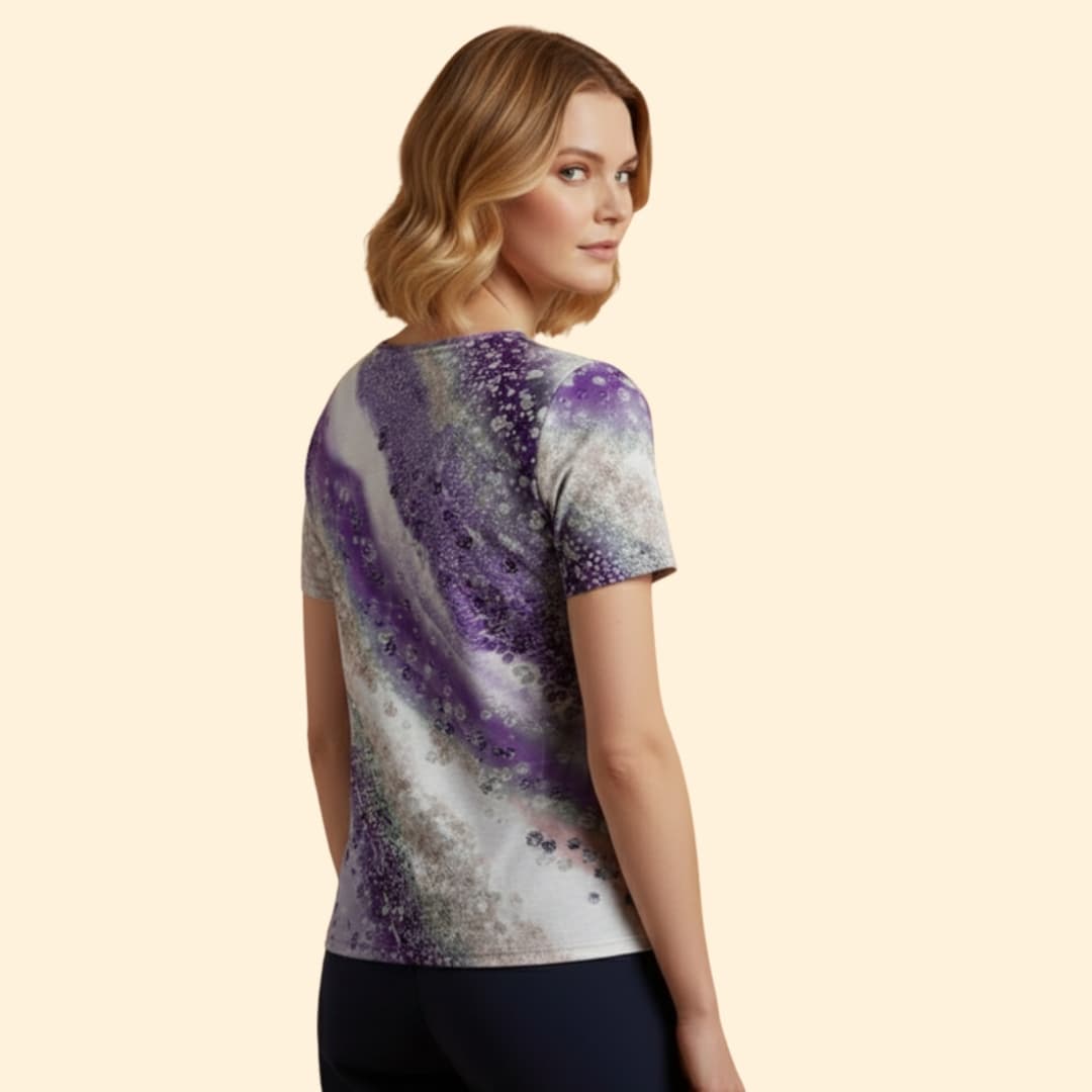 Women's Artistic V-Neck T-Shirt