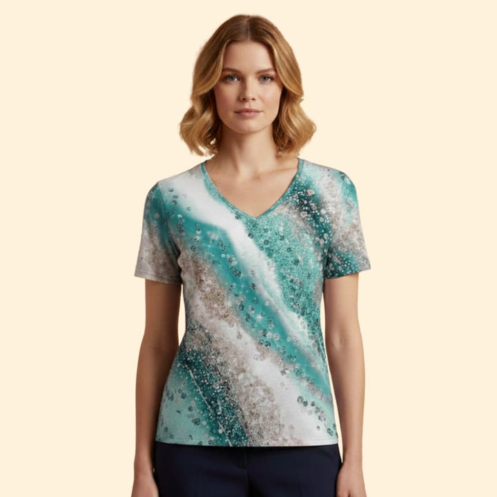 Women's Artistic V-Neck T-Shirt
