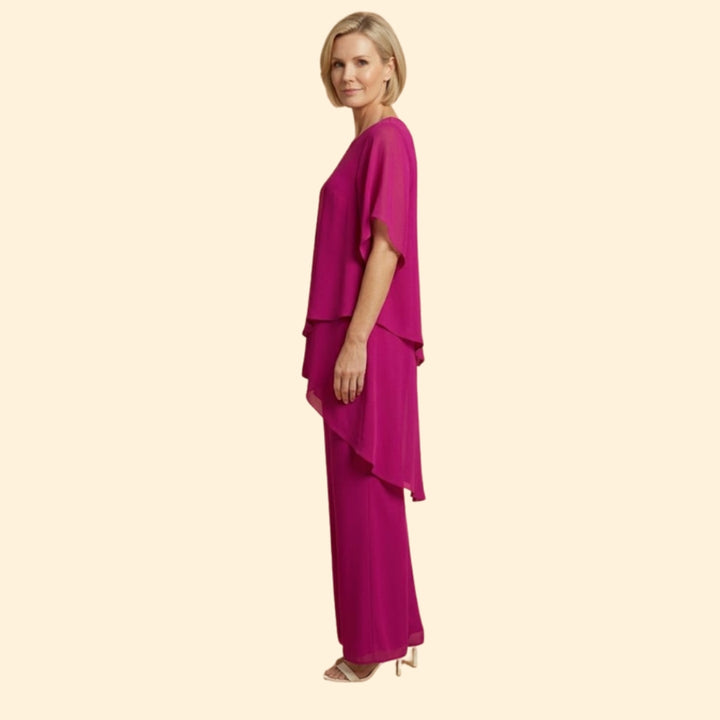 Women's Asymmetric Trouser Set