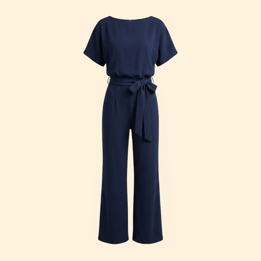 Women's Belted Jumpsuit