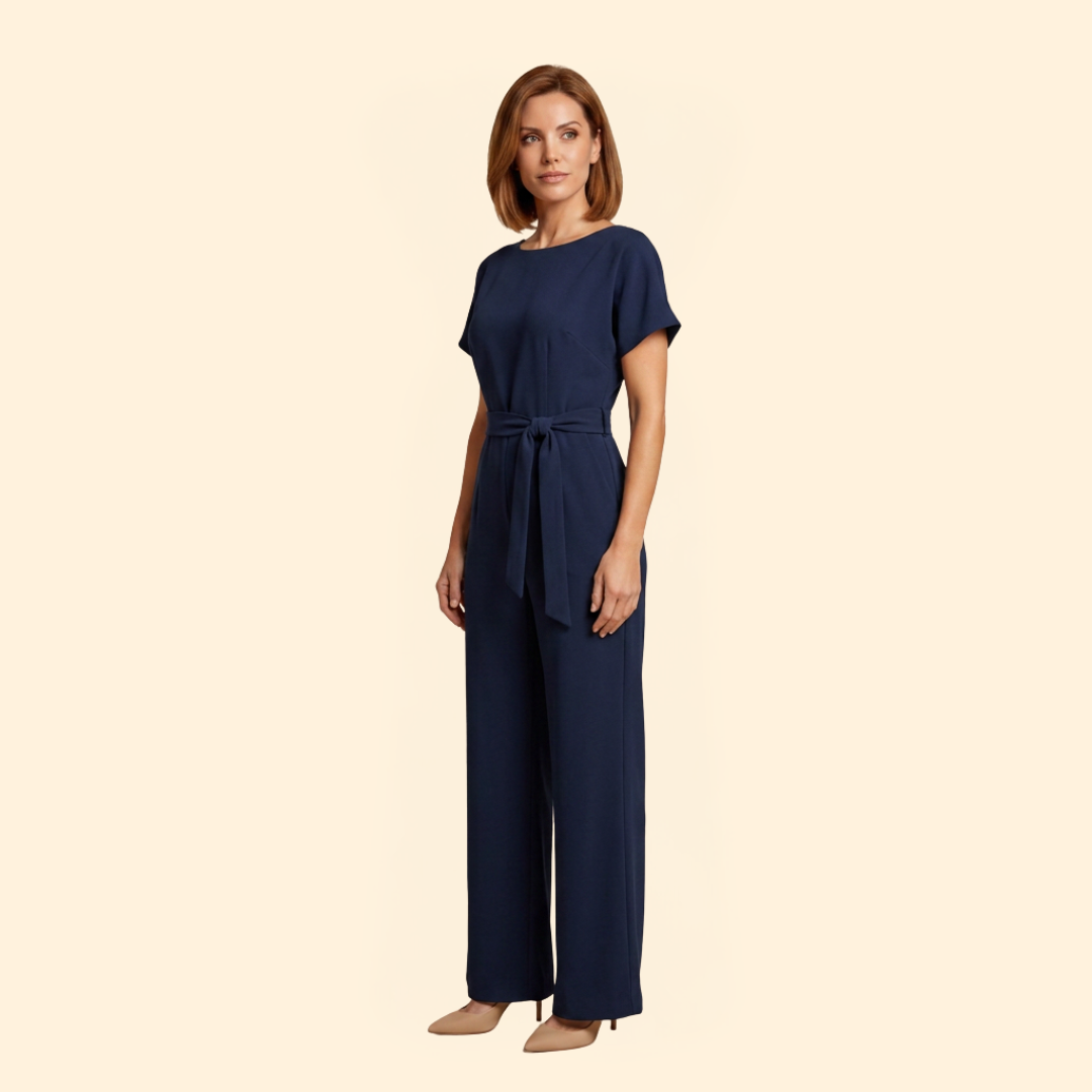 Women's Belted Jumpsuit