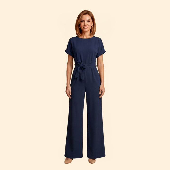 Women's Belted Jumpsuit