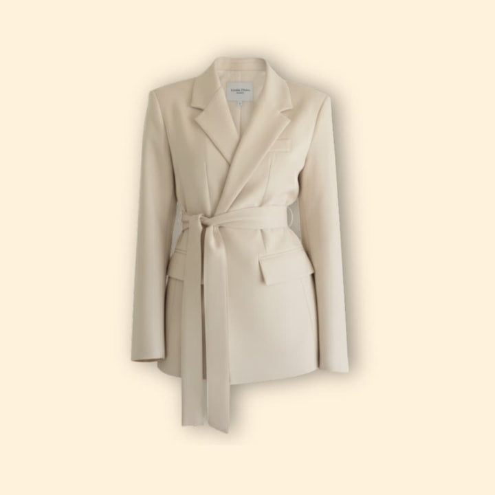 Women’s Blazer with Waist Belt