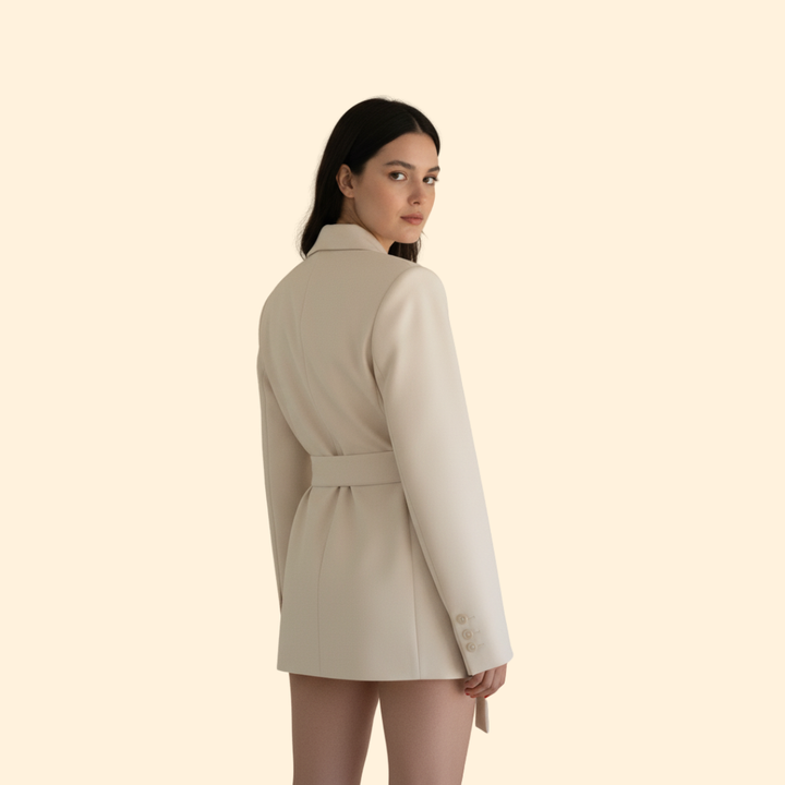 Women’s Blazer with Waist Belt