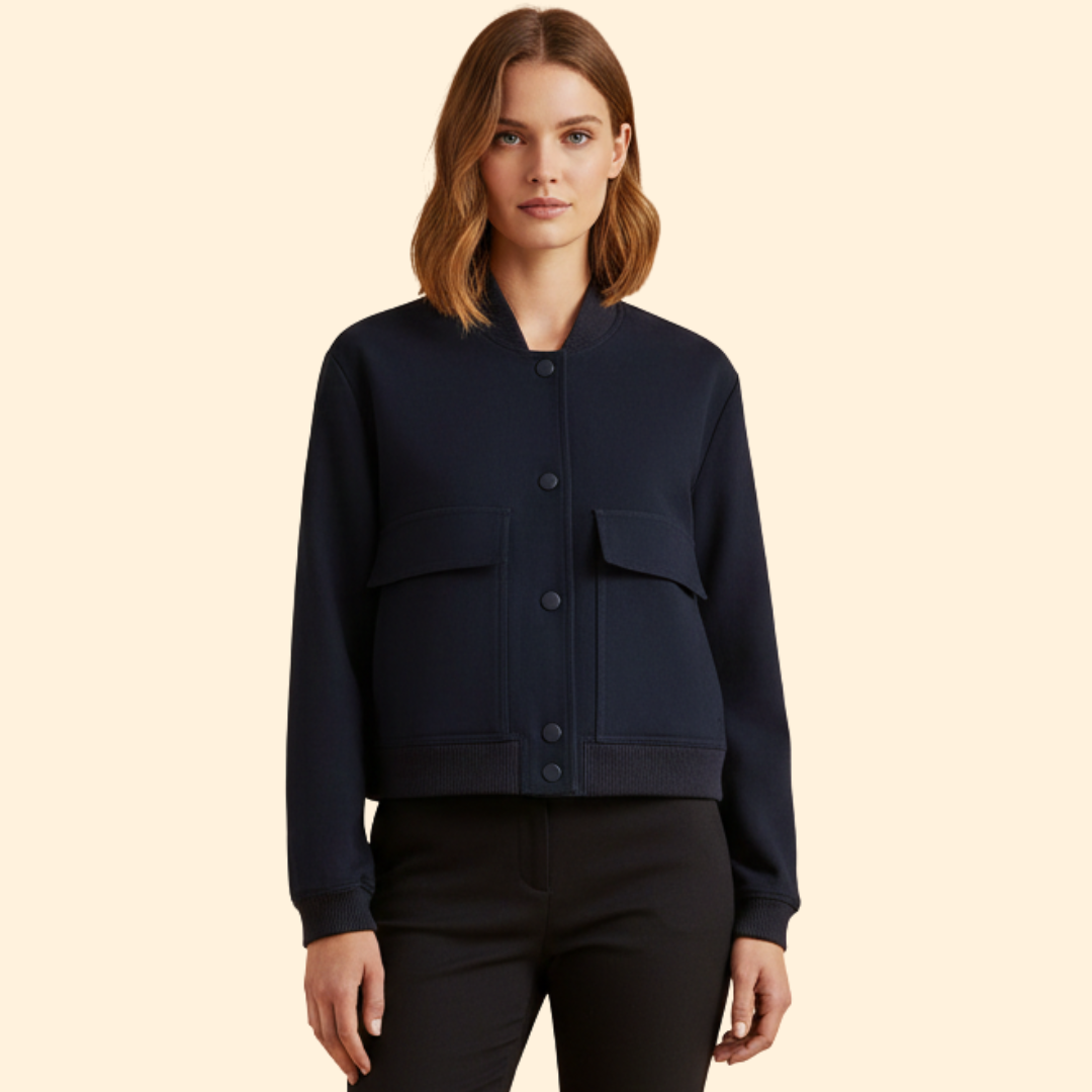 Women’s Blush Casual Bomber Jacket