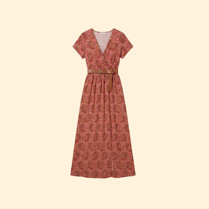 Women's Boho Belted Dress