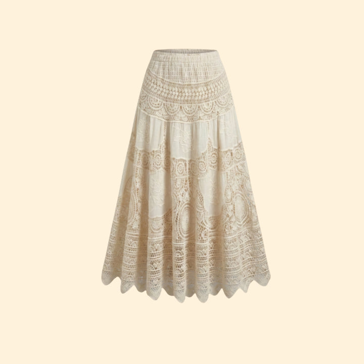 Women's Boho Crochet Skirt
