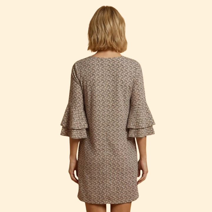 Women's Boho Flare Sleeve Dress