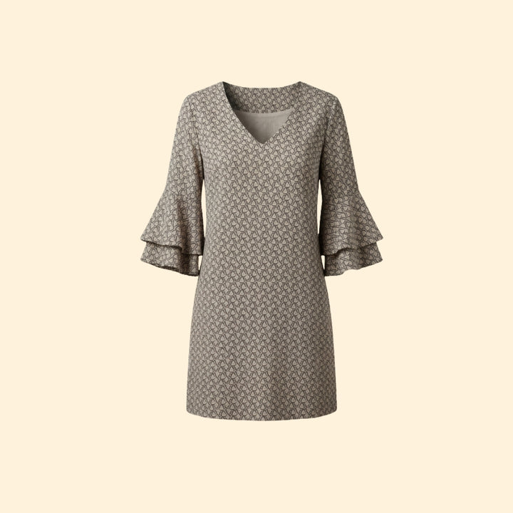 Women's Boho Flare Sleeve Dress