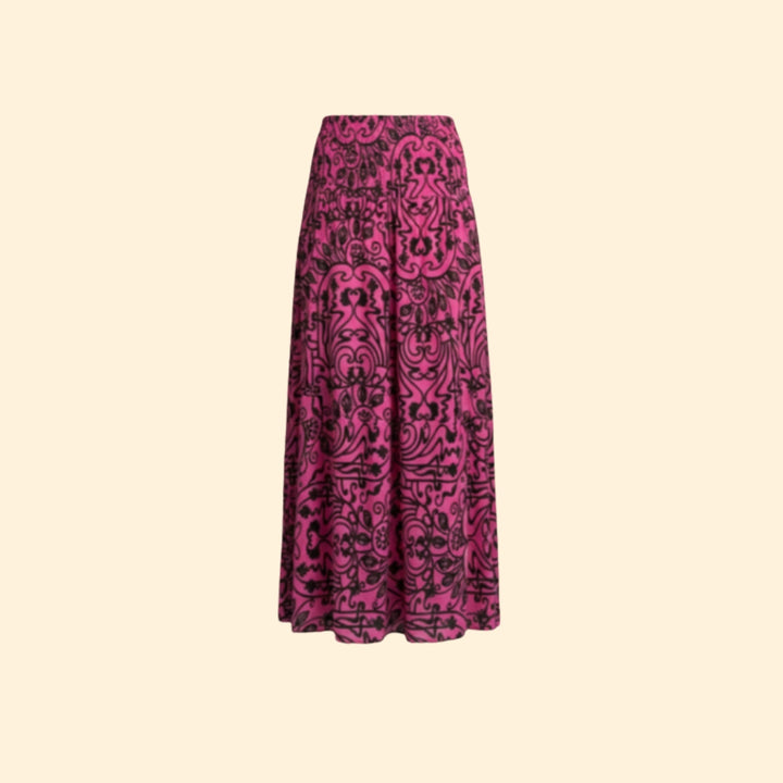 Women's Boho Floral Skirt