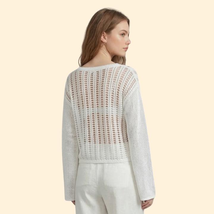 Women's Boho Mesh Beach Top