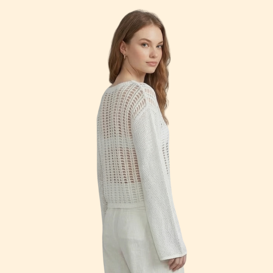 Women's Boho Mesh Beach Top