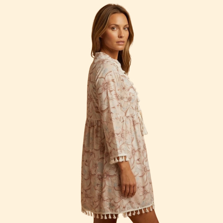 Women's Boho Tassel Dress