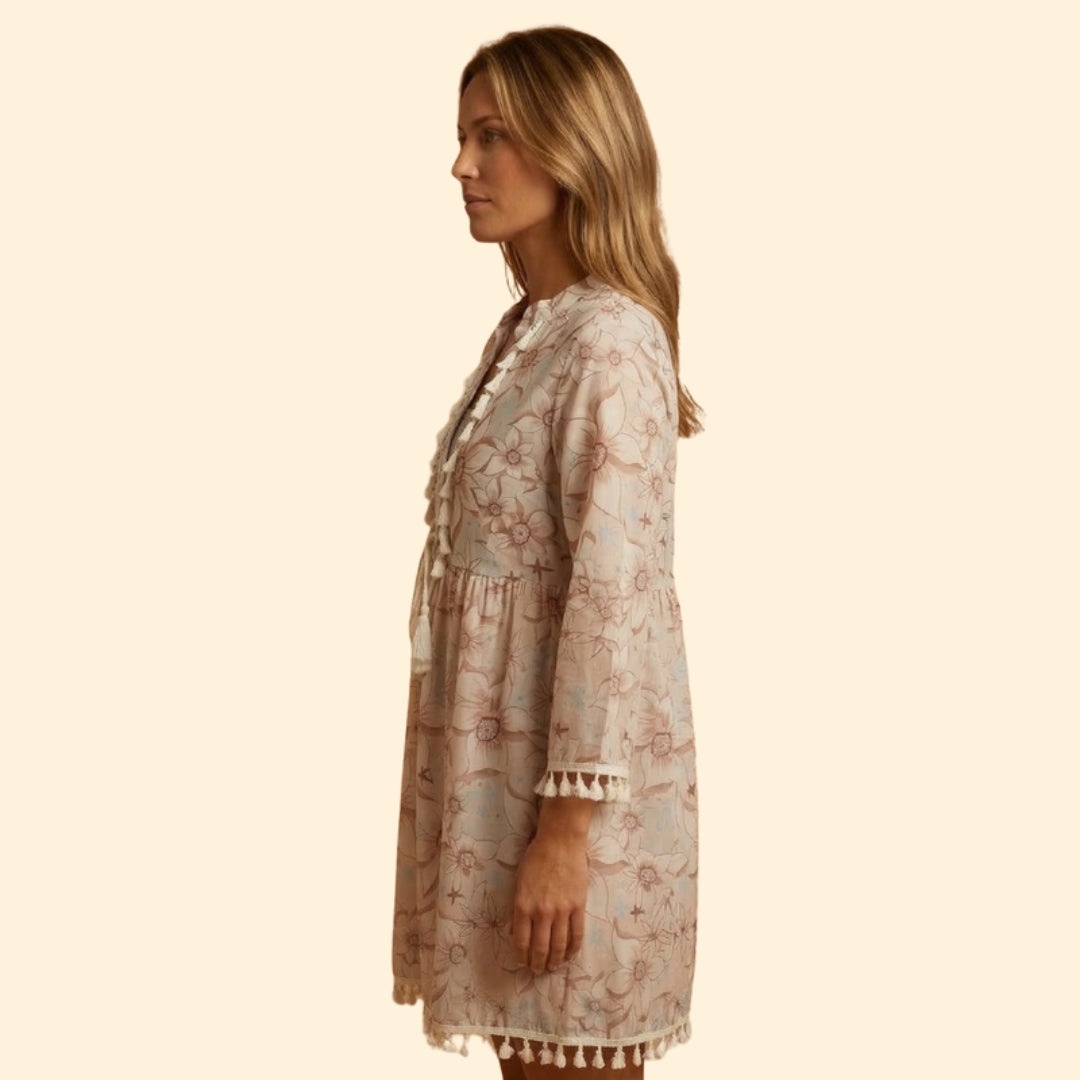 Women's Boho Tassel Dress
