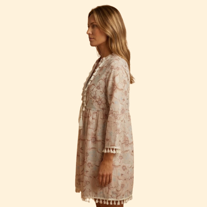 Women's Boho Tassel Dress