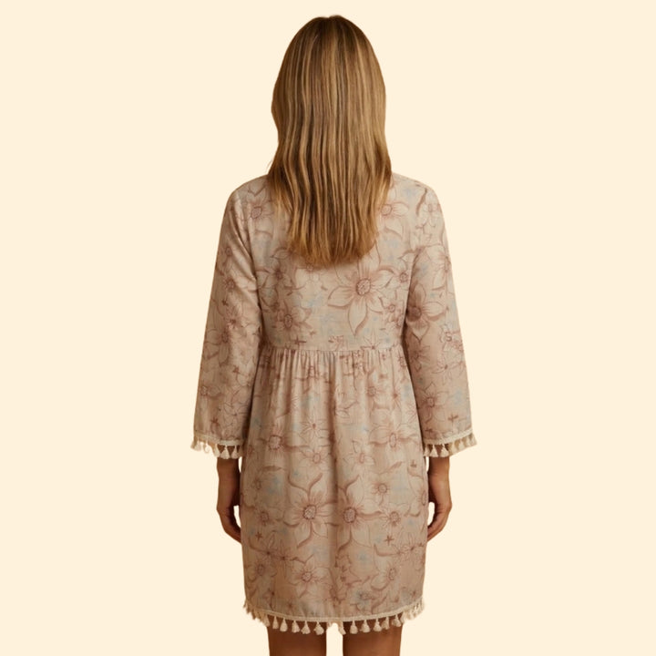 Women's Boho Tassel Dress