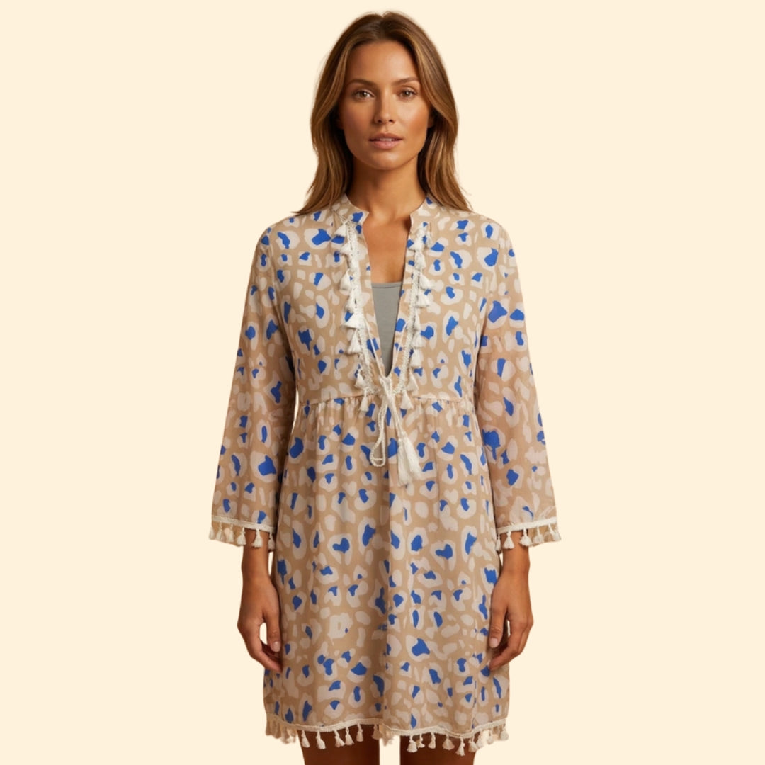 Women's Boho Tassel Dress