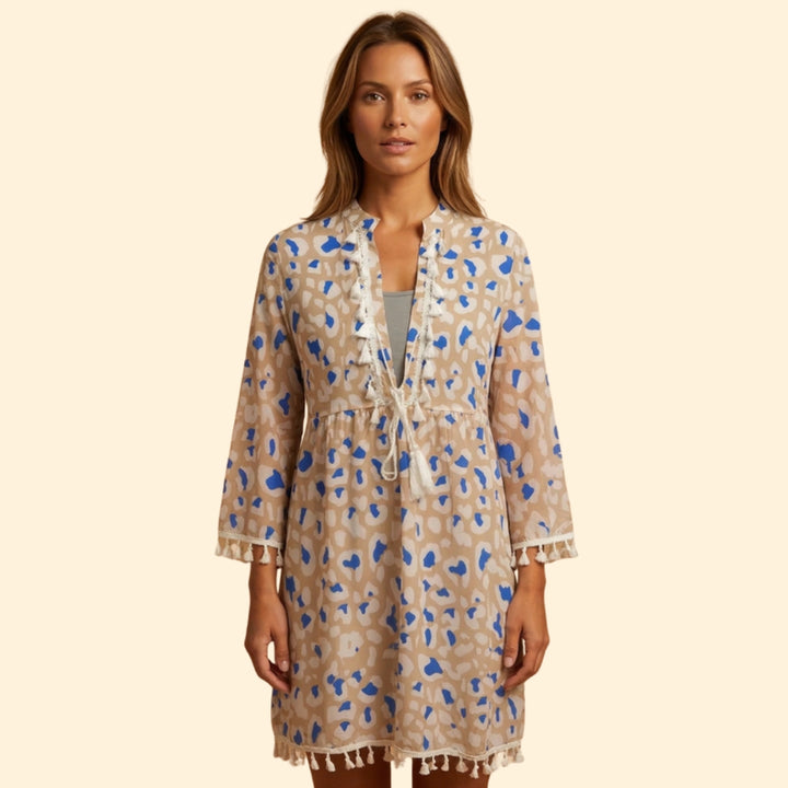 Women's Boho Tassel Dress