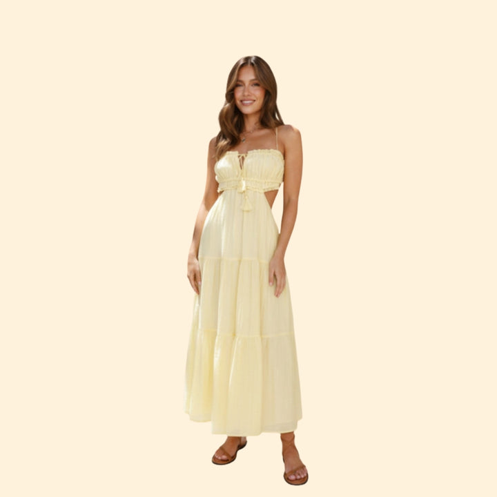 Women's Boho Tiered Dress