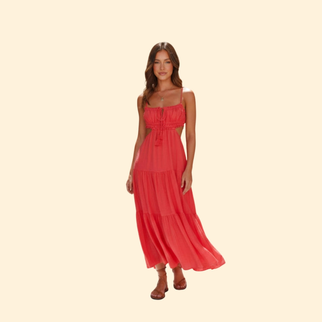 Women's Boho Tiered Dress