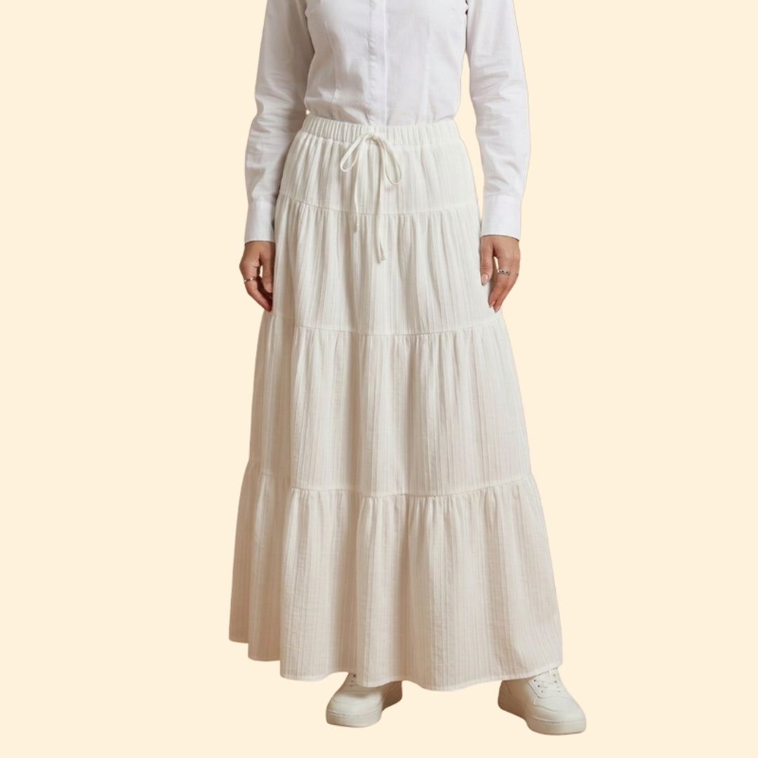 Women's Boho Tiered Skirt