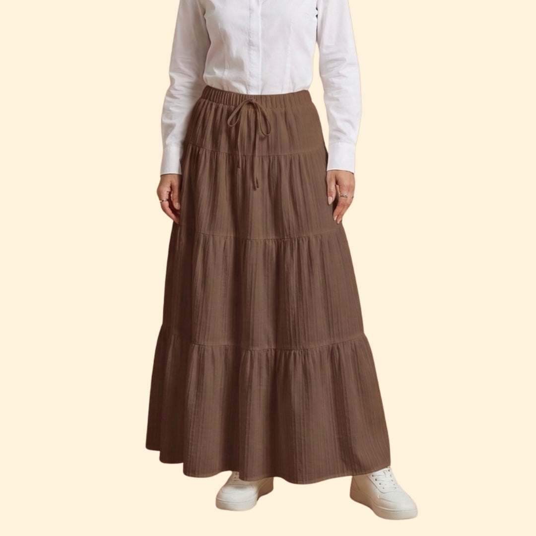 Women's Boho Tiered Skirt