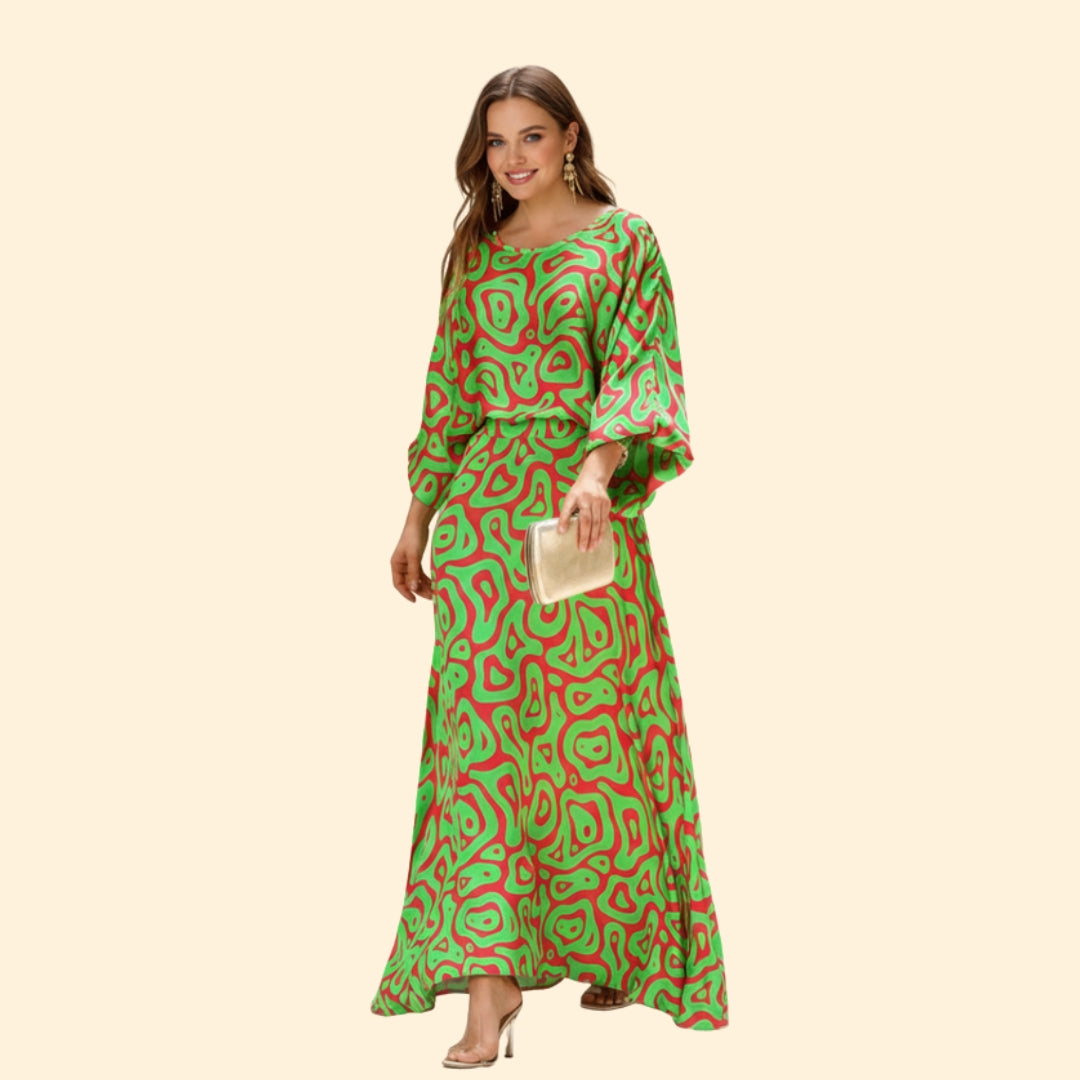 Women's Bold Abstract Print Dress