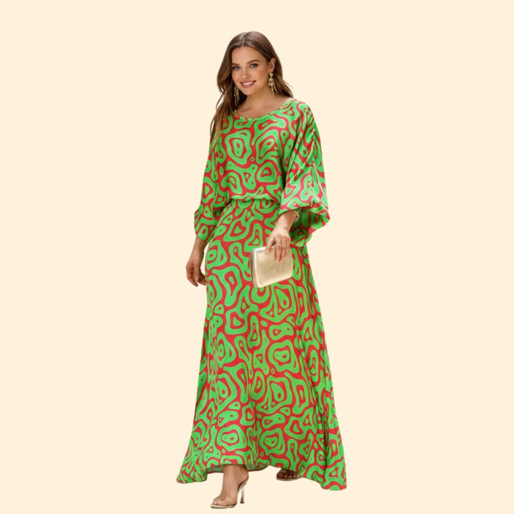 Women's Bold Abstract Print Dress