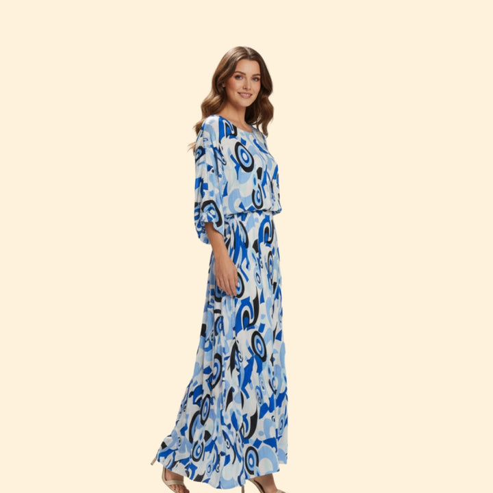Women's Bold Abstract Print Dress