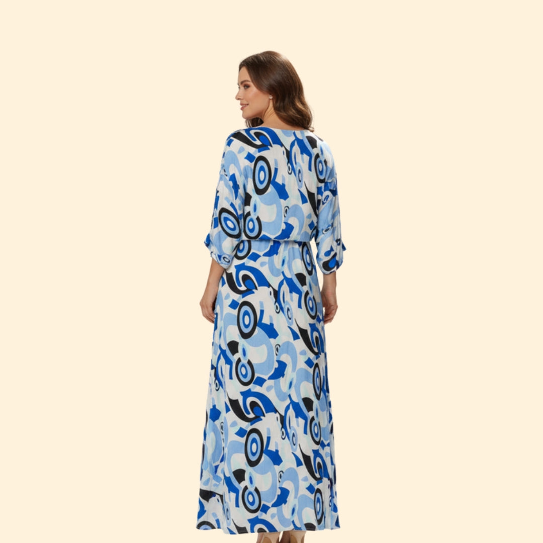 Women's Bold Abstract Print Dress