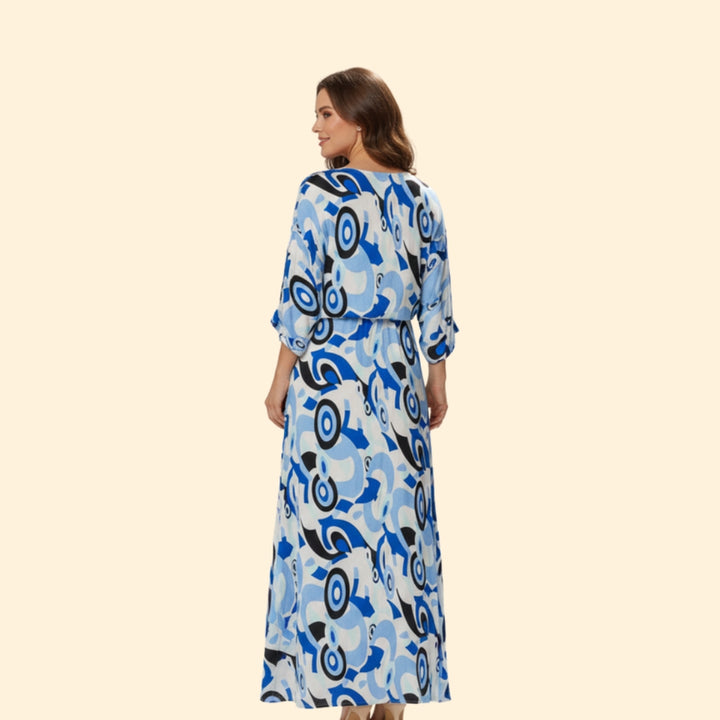 Women's Bold Abstract Print Dress