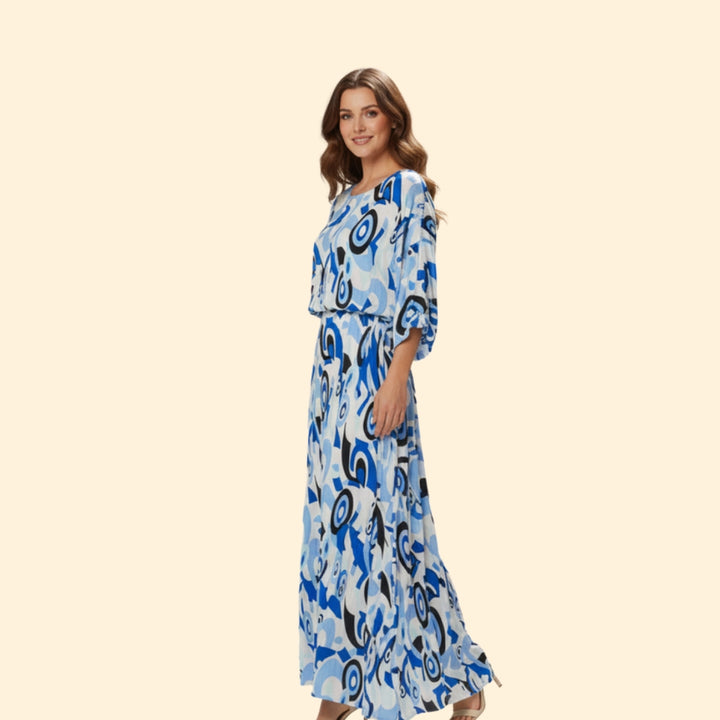 Women's Bold Abstract Print Dress