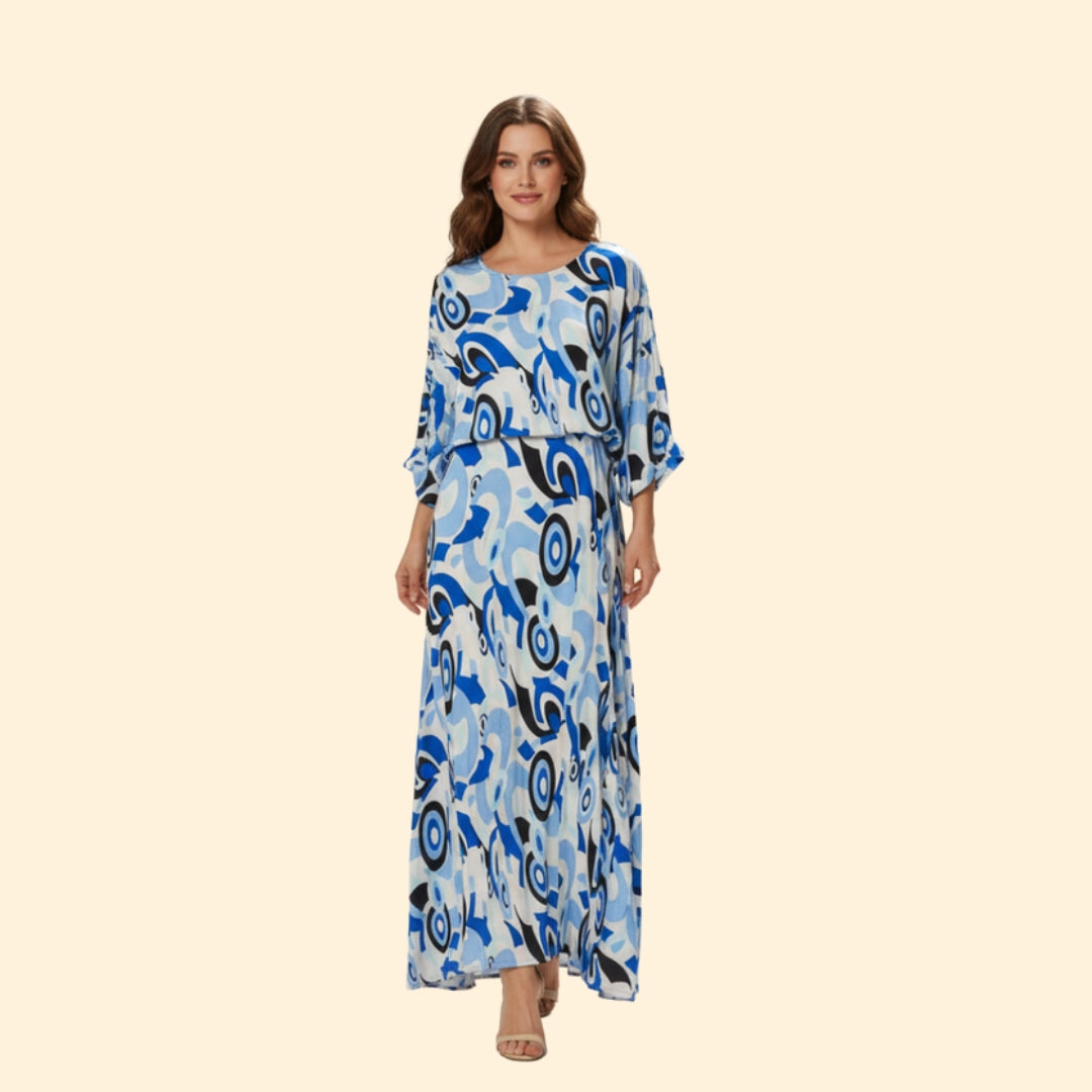 Women's Bold Abstract Print Dress