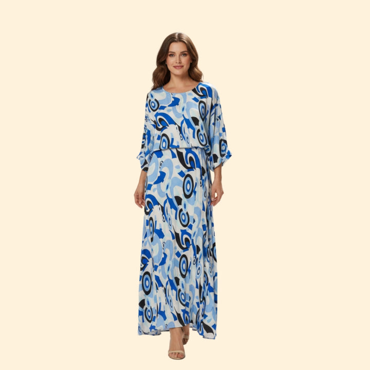 Women's Bold Abstract Print Dress