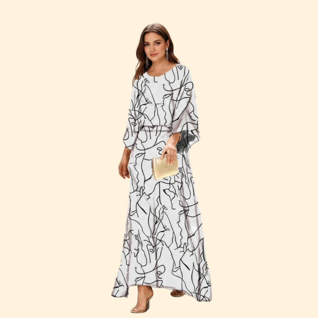 Women's Bold Abstract Print Dress