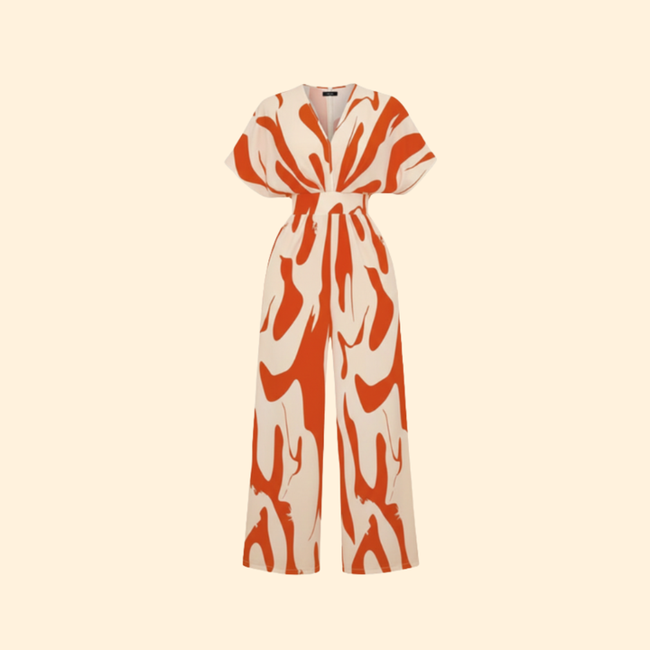 Women's Bold Pattern Jumpsuit