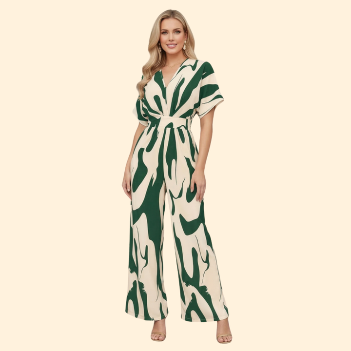 Women's Bold Pattern Jumpsuit