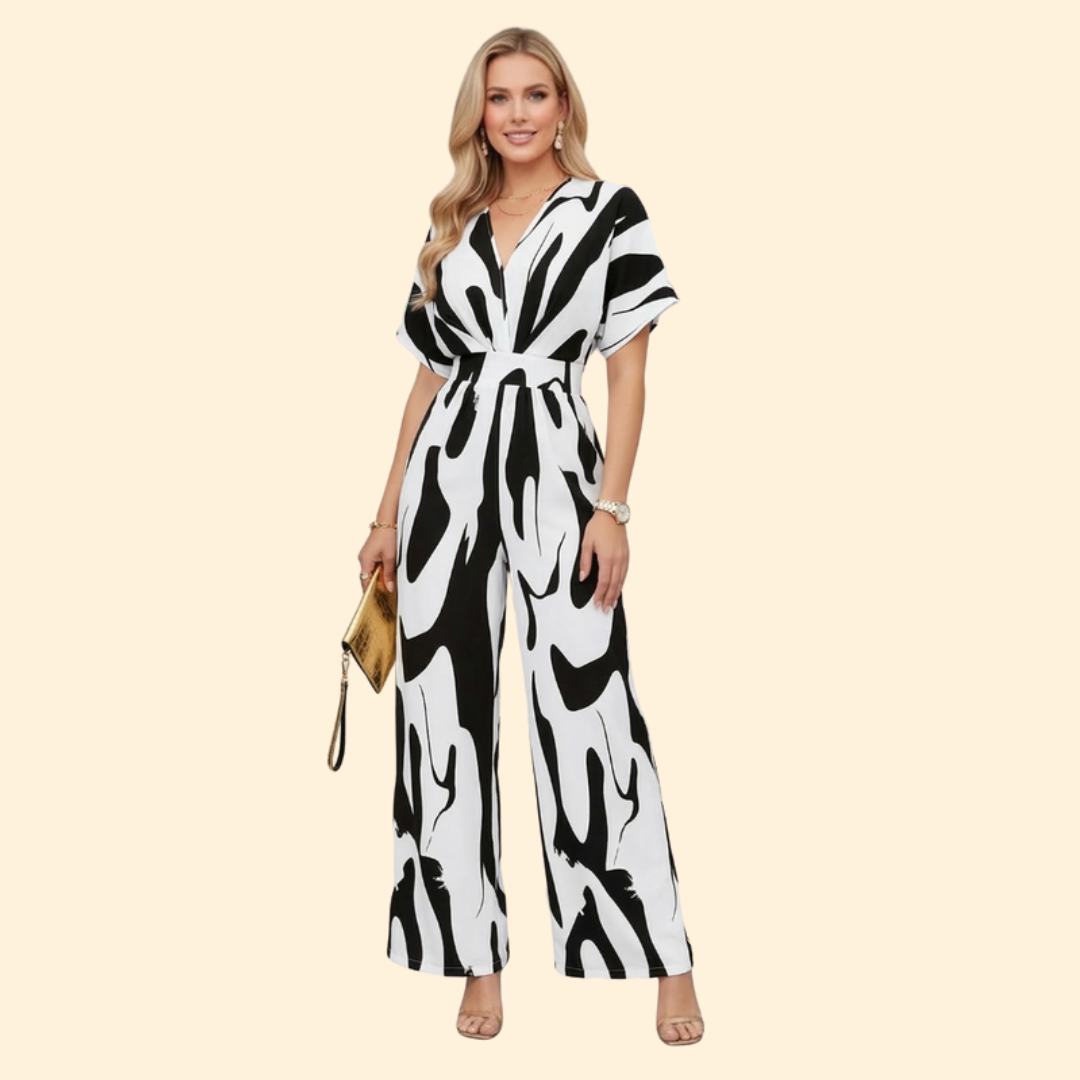 Women's Bold Pattern Jumpsuit