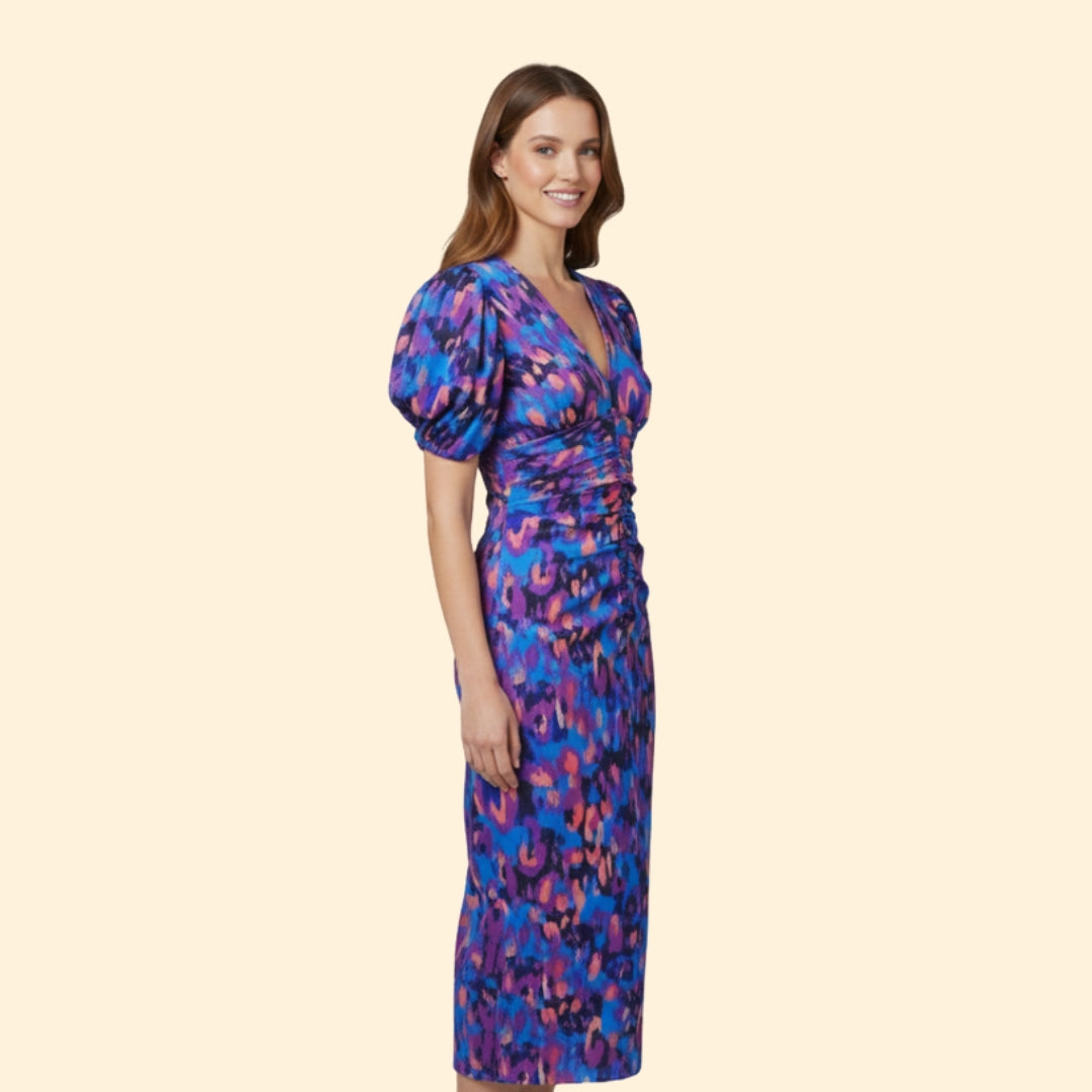 Women's Bold Puff Sleeve Dress